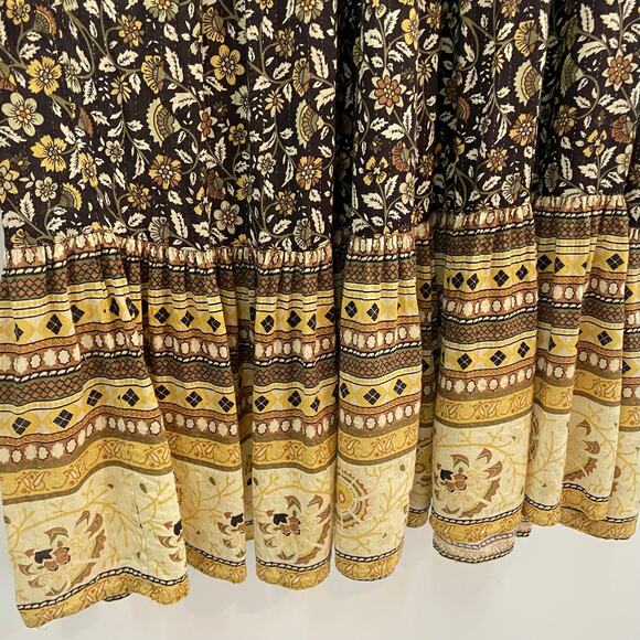 Spell & The Gypsy Collective x Free People S Dahlia Maxi Dress Brown Floral - Picture 8 of 13